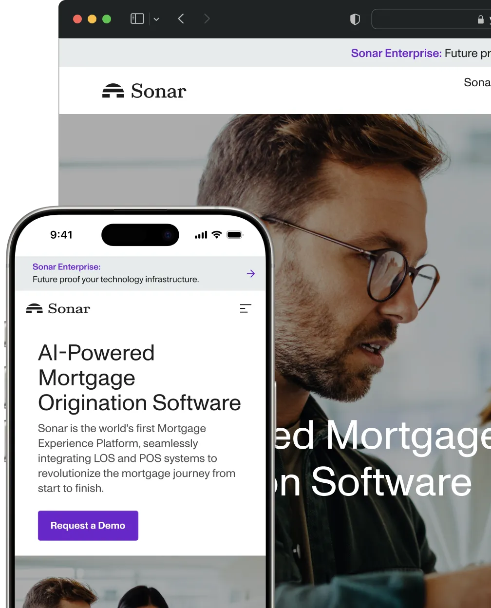 Screenshots from Sonar website
